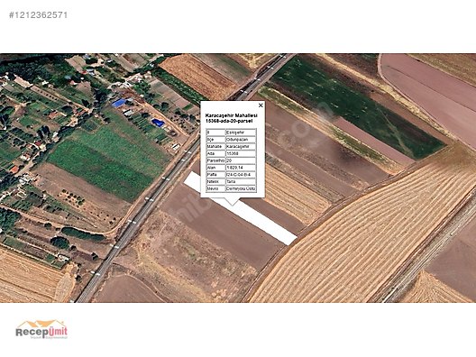 RECEP ÜMİT'TEN KARACAŞEHİRDE SATILIK YATIRIMA UYGUN 610 M2 TARLA